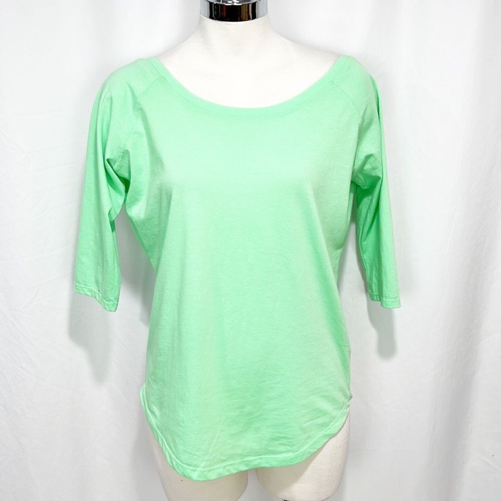 NWT Fabletics Palisades Tee - Scoop Neck, Mint Green XXS - Picture 8 of 12